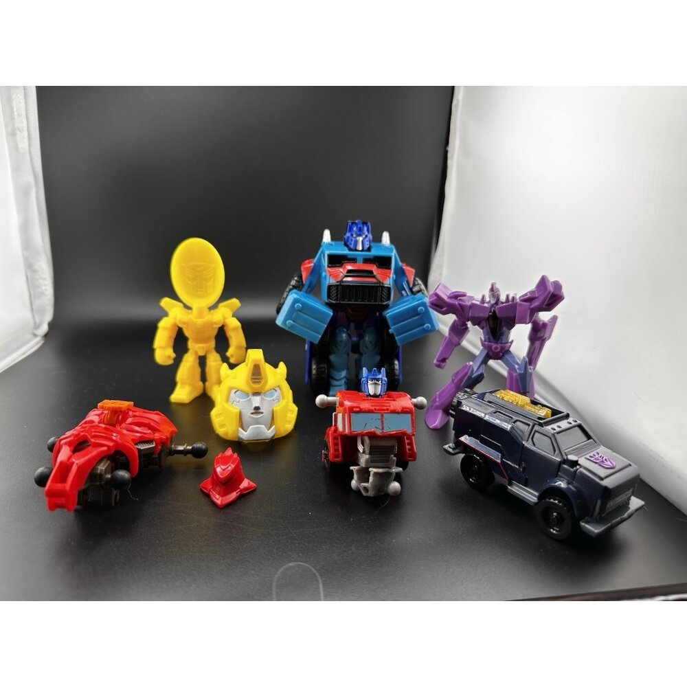 Transformers Lot For Parts Happy Meal toys Robots Hasbro Vtg